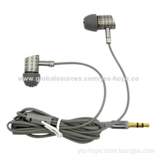 China metal earphone, manufacturer